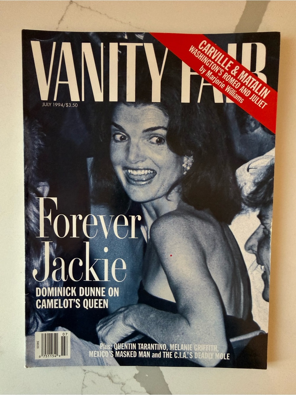 Vanity Fair July 1994: Cover - Jacqueline Kennedy Onassis